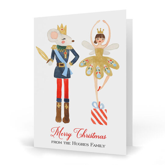 King and Sugar Plum Fairy Folded Holiday Cards